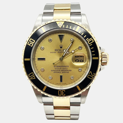 Rolex Submariner Chrono Dial Automatic Mens Watch Ref 1221327 (arb25782)