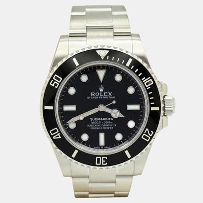 Rolex Submariner 124060 Automatic Stainless Steel Black Ceramic Men's Watch 1221325 (black, arb25791)