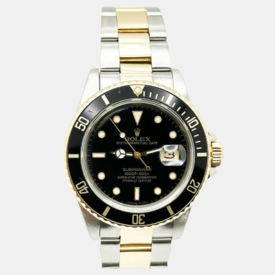 Rolex Submariner '16803' Automatic Black Dial 40mm Men's Watch 1221328 (black, arb25795)