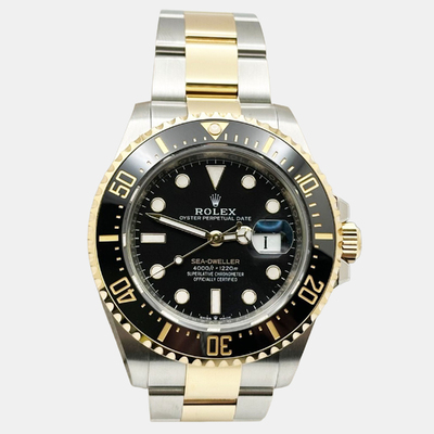 Rolex Sea Dweller 126603 - Men's Automatic Yellow Gold & Stainless Steel Watch 1221303 (black, arb25798)