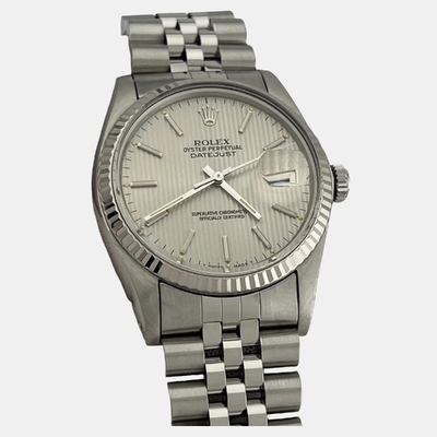 Rolex Datejust 16014 Stainless Steel Automatic Silver Dial Men's Watch 1220536 (arb25867)