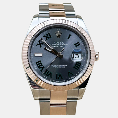Rolex Datejust 126331 - Automatic, 41mm, Rose Gold with Slate Dial (Men's) 1220542 (arb25879)