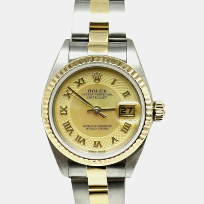 Rolex Datejust 79173 in Yellow Gold with Mother of Pearl Dial 1222427 (arb25887)