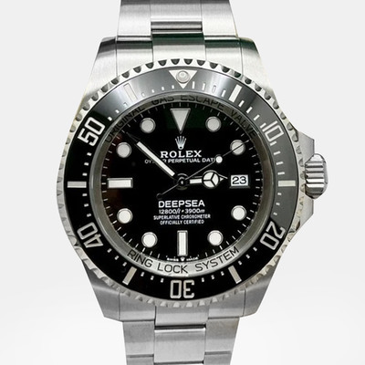 Rolex Sea-Dweller Deepsea 1222444 Automatic Black Stainless Steel Men's Wristwatch 44 mm (black, arb25912)