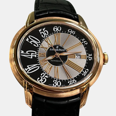 Audemars Piguet Millenary [15320OR.OO.D002CR.01] 45mm Automatic Rose Gold Men's Watch 1222436 (black, arb25914)