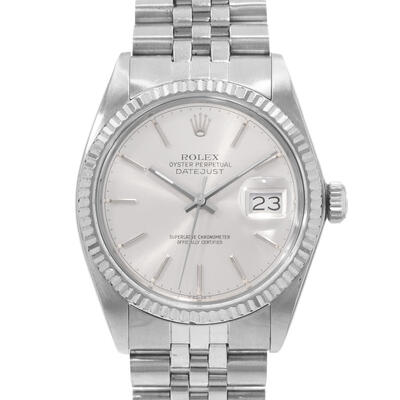 Pre-owned Rolex Datejust 36 Automatic Chronometer Silver Dial Mens Watch Model: SSJ 16014 SSJ (arb26030)