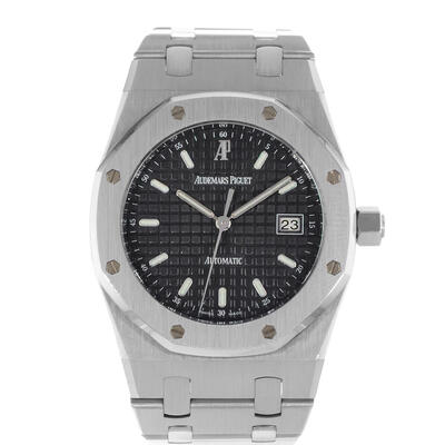 Pre-owned Audemars Piguet Royal Oak Automatic Grey Dial Mens Watch 15000ST (arb26064)