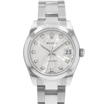 Pre-owned Rolex Datejust 31 Automatic Chronometer Diamond Ladies Watch Ref. 178240 (arb26079)