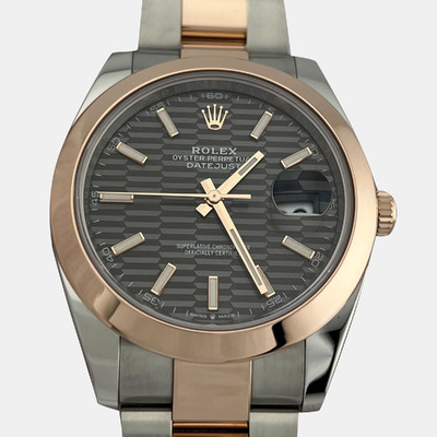 Rolex Datejust 126301 - Premium Automatic Stainless Steel and Rose Gold Watch with Rhodium Dial 1222419 (arb26106)