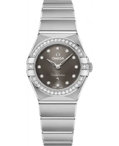 Model [131.15.25.60.56.001], Grey Dial Diamond Hour Markers Omega (arb9401)