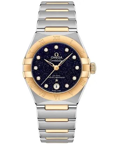 Omega Constellation Manhattan Chronometer Model 131.20.29.20.53.001 (blue, arb9435)