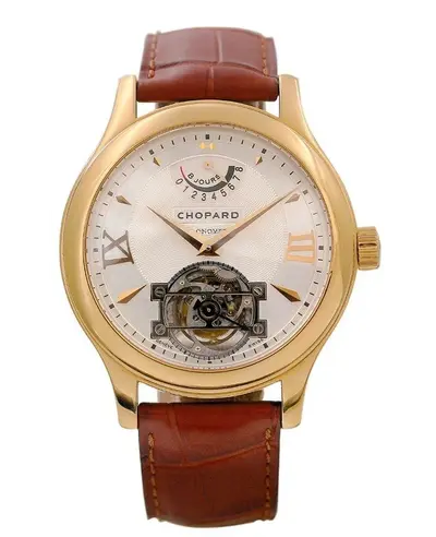 Chopard L.U.C. Tourbillon White Dial Men's Watch Model 161869-5001 (white, arb9585)