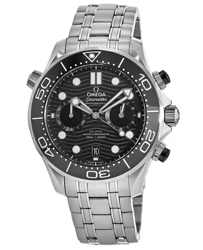 Omega Seamaster Diver 300M Chronograph Model 210.30.44.51.01.001 - Black Dial, Steel Case (black, arb9691)