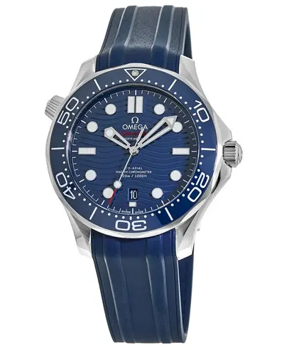 Authentic Omega Seamaster Diver 300M, Model: 210.32.42.20.03.001 (blue, arb9695)