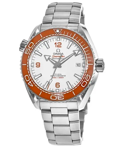 Omega Seamaster Planet Ocean 600M White Dial Stainless Steel Men's Watch Model: 215.30.44.21.04.001 (white, arb9722)