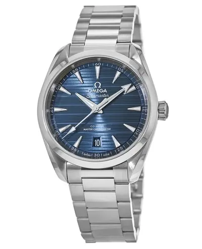 Omega Seamaster Aqua Terra 38mm Blue Dial Men's Watch Model 220.10.38.20.03.001 (blue, arb9775)