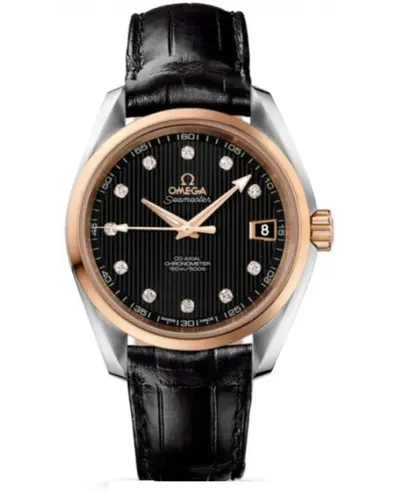 Authentic Omega Seamaster Aqua Terra Automatic Chronometer 38.5mm Model:231.23.39.21.51.001 (black, arb9891)