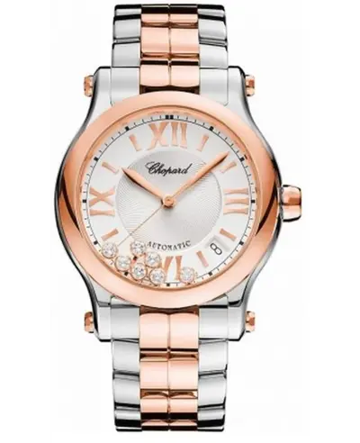 Chopard Happy Sport Medium Automatic 36mm Women's Watch Model 278559-6002 (arb9997)