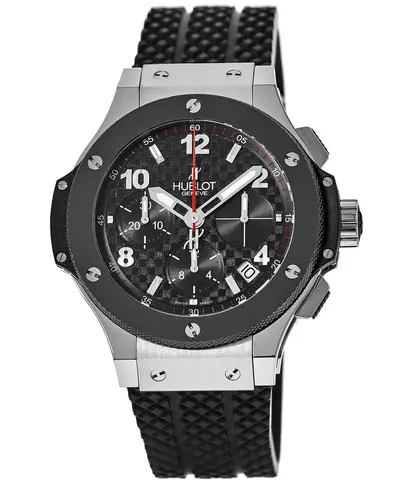 Hublot Big Bang 41mm Automatic Carbon Fiber Chronograph Rubber Men's Watch Model: 341.SB.131.RX (black, arb10260)
