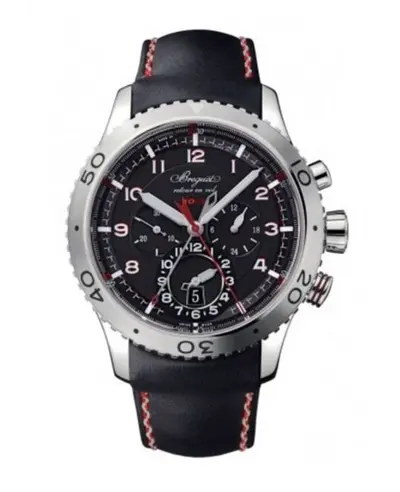 Authentic Breguet Type XX Transatlantique Automatic Chronograph Men's Watch Model 3880ST/H2/3XV (black, arb10323)