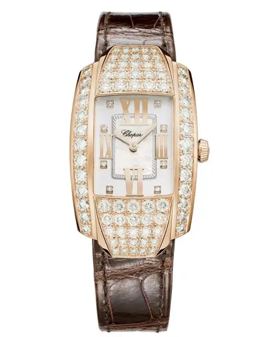 Chopard La Strada Model 4194035004 - Mother of Pearl Diamond Rose Gold Women's Watch 419403-5004 (arb10389)