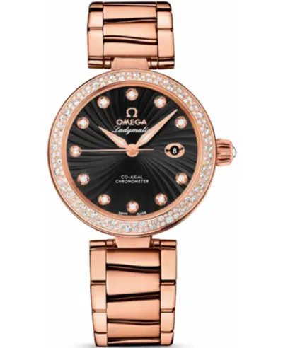 Omega De Ville Ladymatic Women's Watch Model 425.65.34.20.51.001 (black, arb10447)