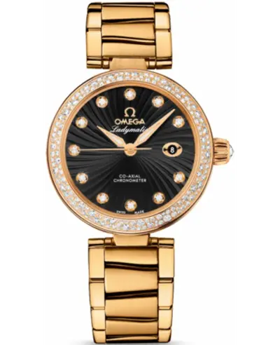 Omega De Ville Ladymatic Model 425.65.34.20.51.002 (black, arb10448)