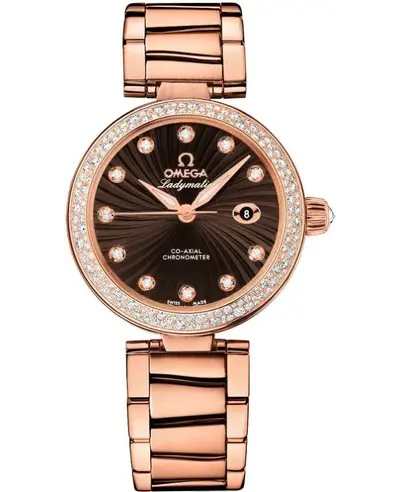Omega De Ville Ladymatic Model 425.65.34.20.63.001, Women's Watch (brown, arb10455)