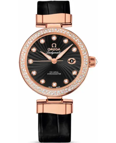 Omega De Ville Ladymatic Women's Watch Model 425.68.34.20.51.001 (black, arb10461)