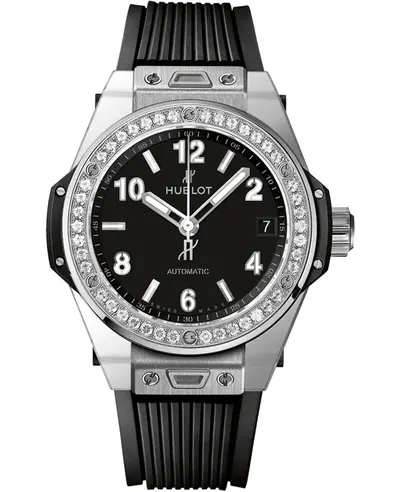Hublot Big Bang One Click Steel Diamonds Women's Watch 465.SX.1170.RX.1204 (black, arb10695)