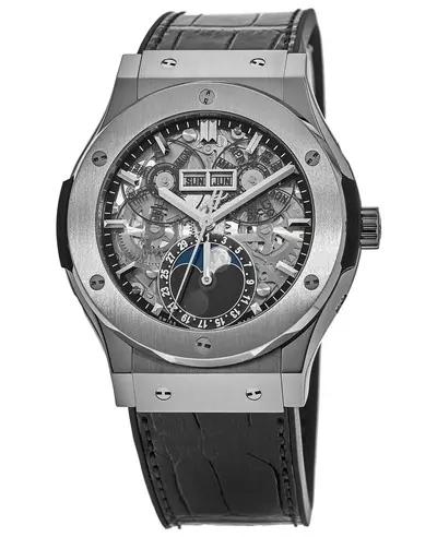 Brand New Authentic Hublot Classic Fusion Aerofusion Moonphase Titanium Men's Watch 517.nx.0170.lr (arb10791)