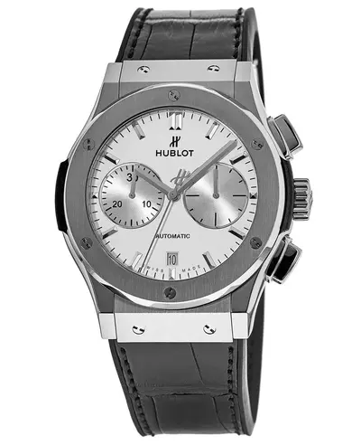 Hublot Classic Fusion Chronograph 521.NX.2611.LR Titanium Case Silver Dial Automatic Men's Watch (arb10823)