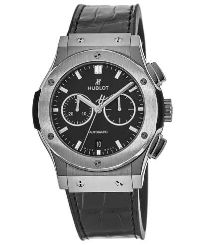 Hublot Classic Fusion Chronograph Black Dial Leather Strap Watch Model 541.NX.1171.LR (black, arb10881)