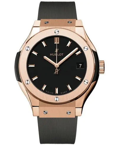 Brand New Authentic Hublot Classic Fusion 33mm Women's Watch Model 581.OX.1181.RX (black, arb10998)