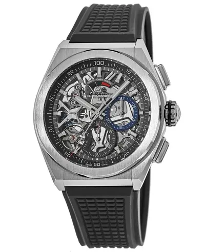 Authentic Zenith Defy El Primero 21 Automatic Chronograph Skeleton Dial Titanium Men's Watch Model:95.9000.9004/78.R782 (arb11211)