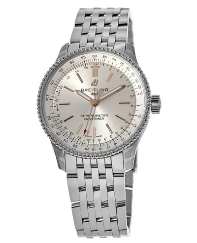 Breitling Navitimer Automatic Model A17395F41G1A1 Silver Dial Women's Watch (arb11316)