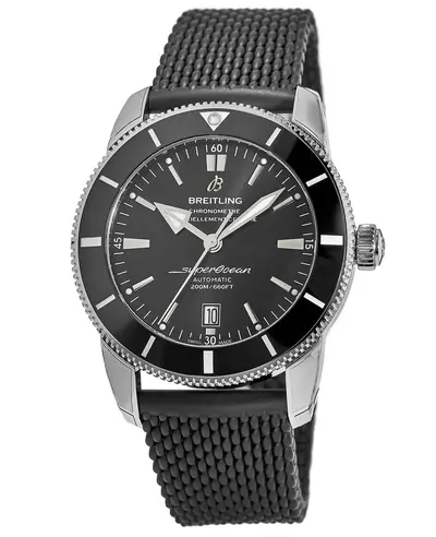 Authentic Breitling AB202012/BF74/256S - Automatic Stainless Steel & Black Rubber Strap Chronograph AB2020121B1S1 (black, arb11490)