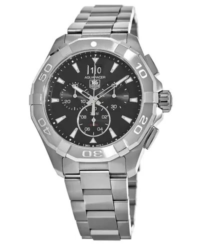 Tag Heuer Aquaracer 300M Chronograph Quartz Men Black Dial Steel Cay1110 Ba0927 CAY1110.BA0927 (black, arb11506)