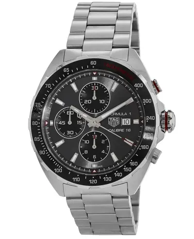 Brand New Tag Heuer Formula 1 Automatic Chronograph Grey Dial Steel Men's Watch CAZ2012.BA0876 (arb11538)