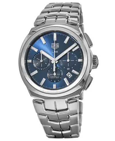 Tag Heuer Link Automatic Chronograph Blue Dial Stainless Steel Men's Watch Model CBC2112-BA0603 CBC2112.BA0603 (blue, arb11545)
