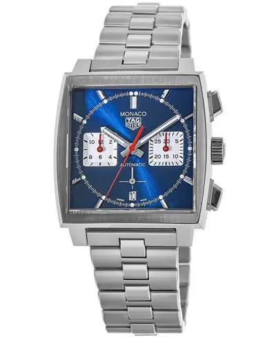 Tag Heuer Monaco Automatic Chronograph Dial Steel Men's Watch cbl2111.ba0644 (blue, arb11553)