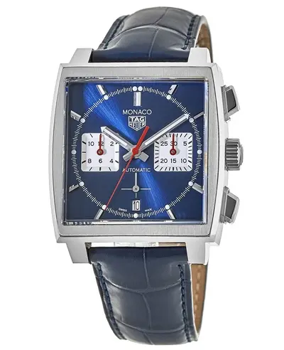 Tag Heuer Monaco Calibre 02.FC6453 Blue Dial Automatic Chronograph Men's Luxury Watch CBL2111.FC6453 (blue, arb11554)