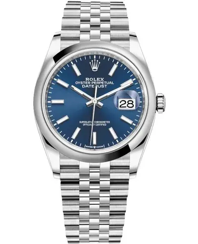 Product Code: m126200-0005 - Rolex Datejust 36mm Blue Dial Stainless Steel Women's Watch (blue, arb24261)