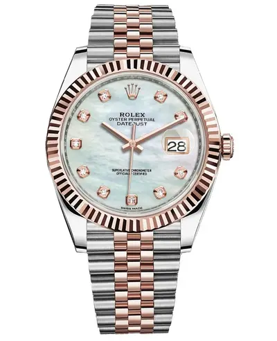 Rolex Datejust 41 Mother of Pearl Diamond Jubilee - Model M126331-0014 (arb12140)