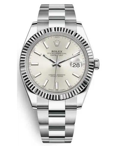 Rolex Datejust 41 Stainless Steel Silver Dial Men's Watch Model M126334-0003 (arb12157)