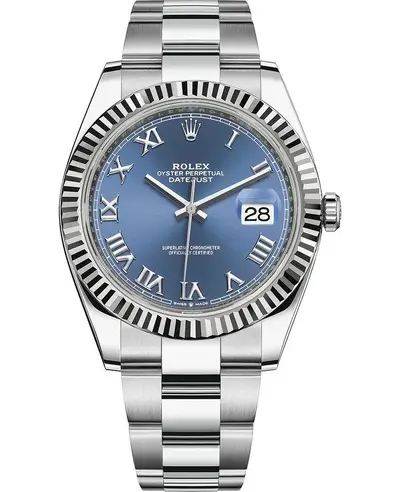Datejust 41 Blue Dial Ref M126334-0025 Luxury Watch Rolex (blue, arb12176)