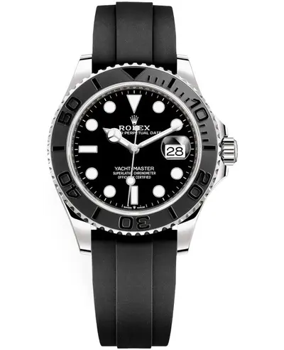 Rolex Yacht-Master 42 Black Dial in White Gold - Model M226659-0002 (black, arb12281)