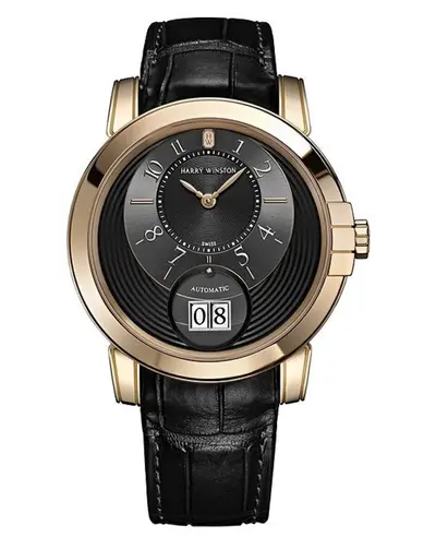 Harry Winston Midnight Automatic 18K Gold Men's Watch Model MABD42RL (black, arb12500)