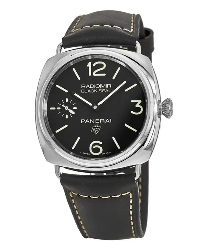 Panerai Radiomir Black Seal Logo Hand-Wind Men's Watch PAM00754 Brand New Authentic (black, arb12514)