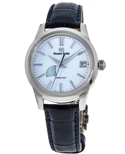 Brand New Authentic Grand Seiko Elegance Collection Snowflake Automatic Men's Watch Model SBGA407 SBGA407G (blue, arb12708)